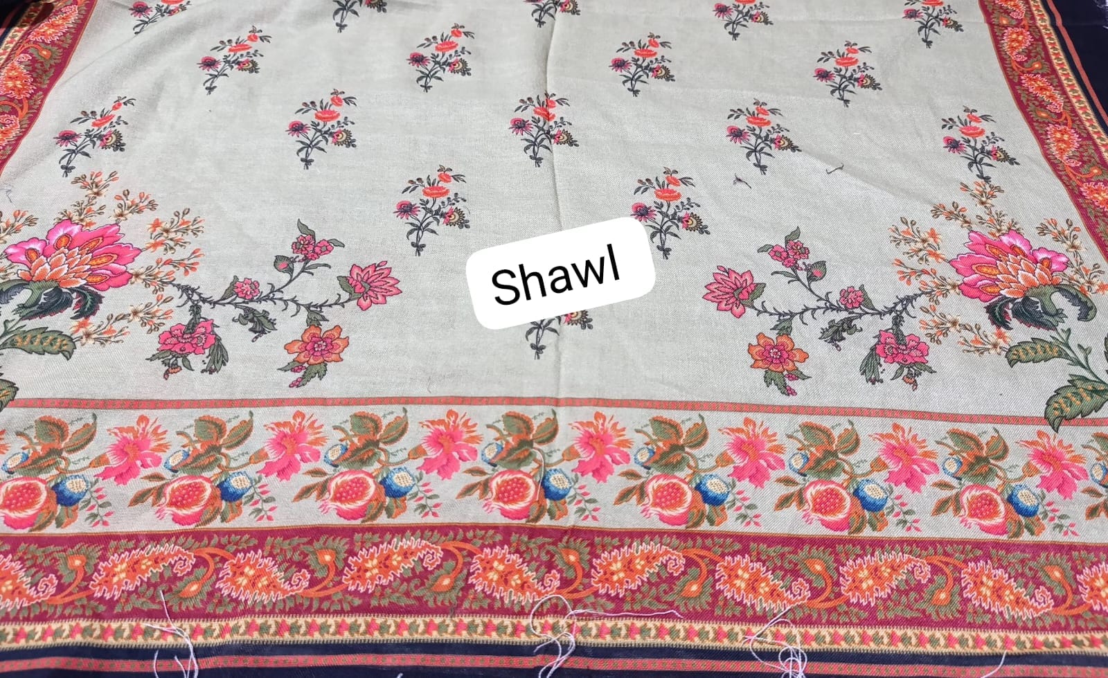 Hussain rehar winter printed shawl