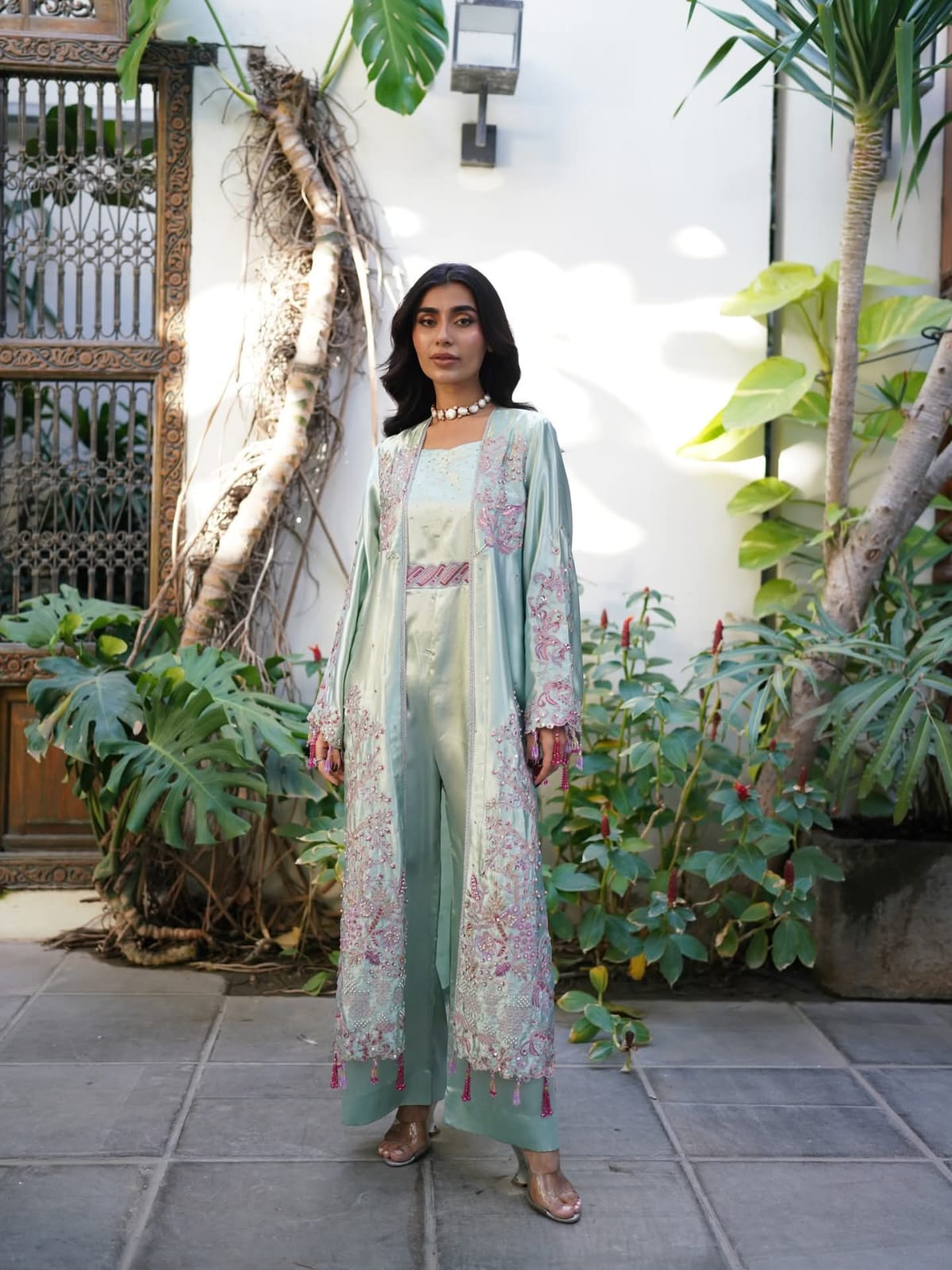 IRA international brand silk formal 2pc