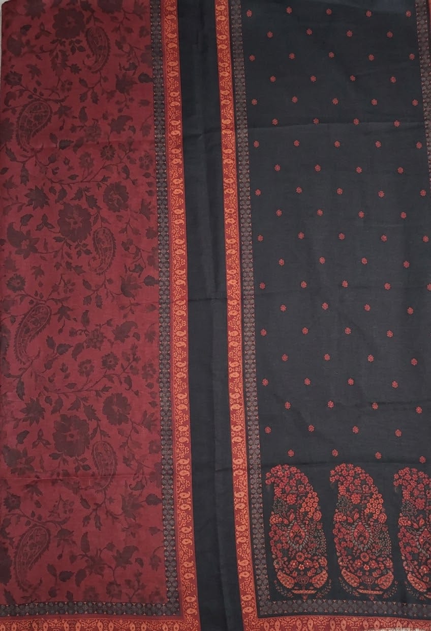Baroque acrylic printed shawl