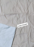 Branded winter linen trouser