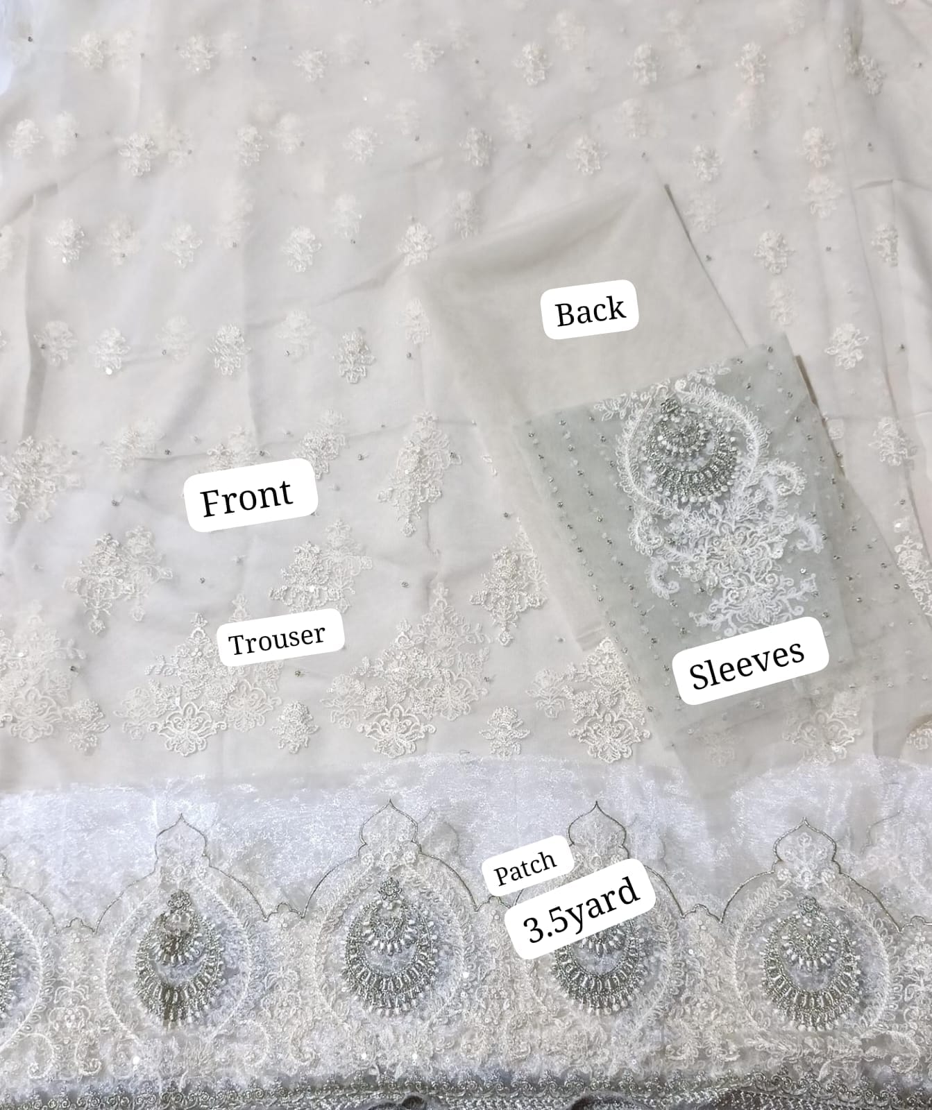 REpublic woman fancy net emb 2pc