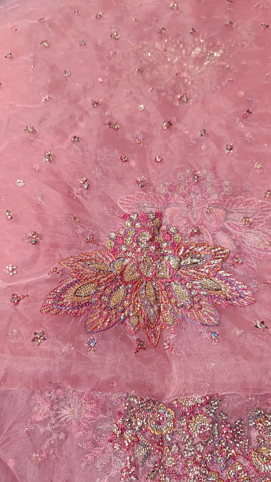 HussainRehar organza emb fancy 2pc