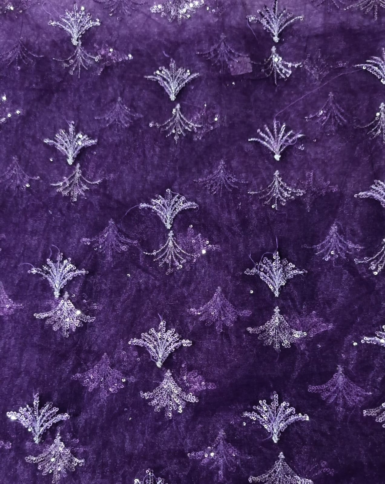 Branded net emb dupatta