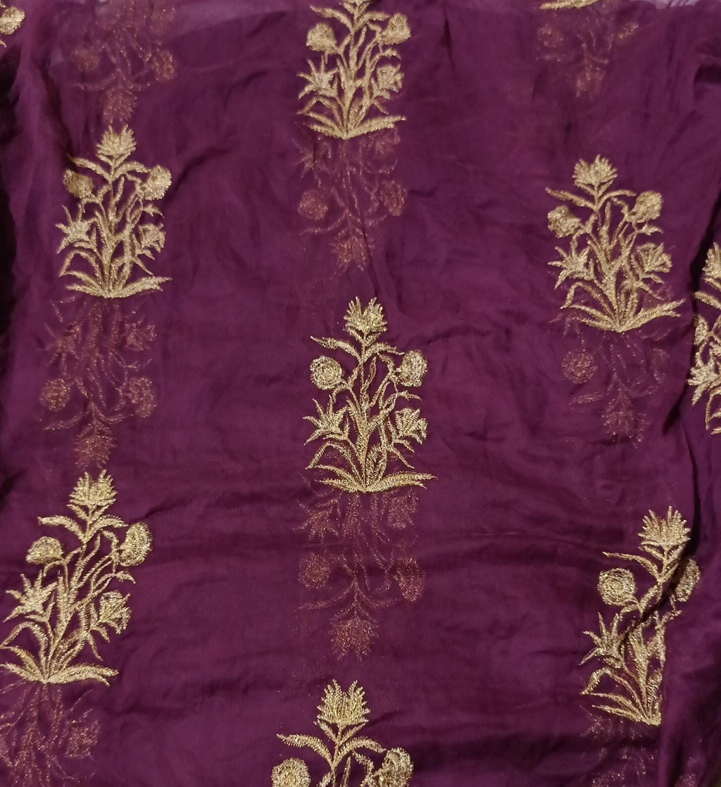 Branded emb chiffon dupatta