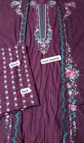 HussainRehar winter emb shirt back width 25