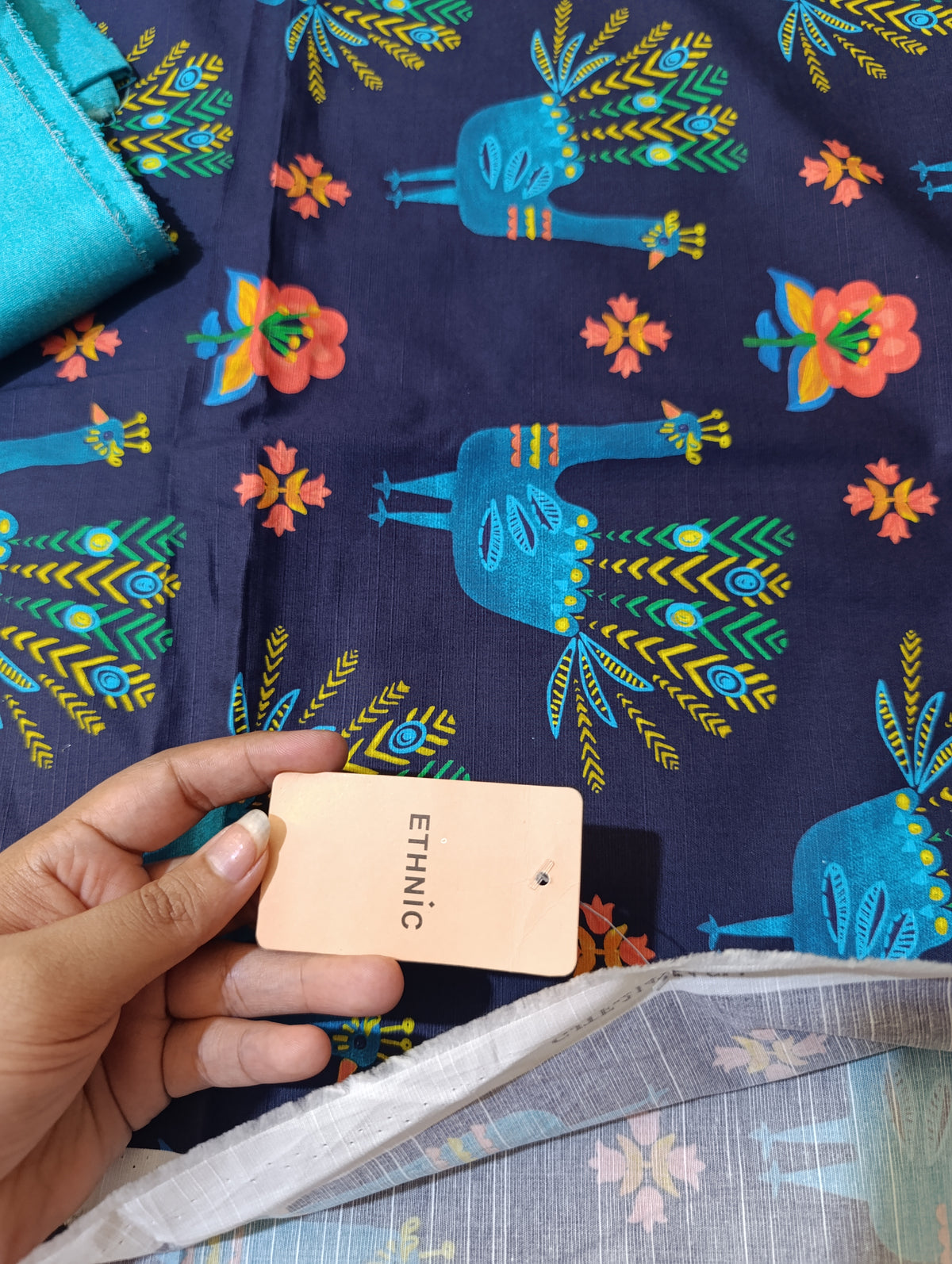 Ethnic winter khaddar printed 2pc