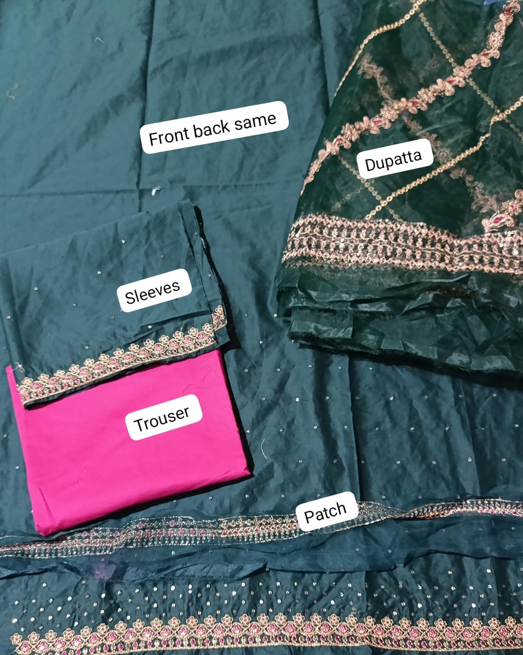 Batik emb lawn 3pc