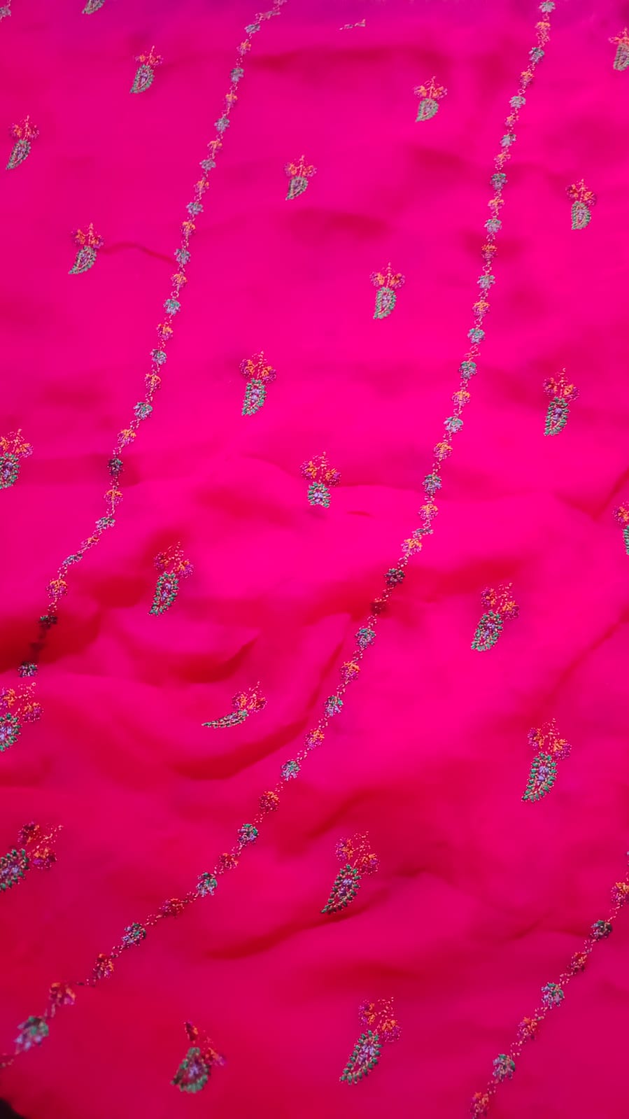 Bareeze embroidered chiffon dupatta