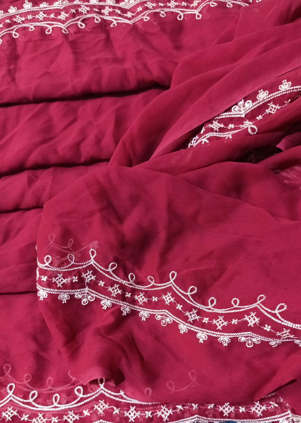 Zarashahjahan chiffon emb dupatta