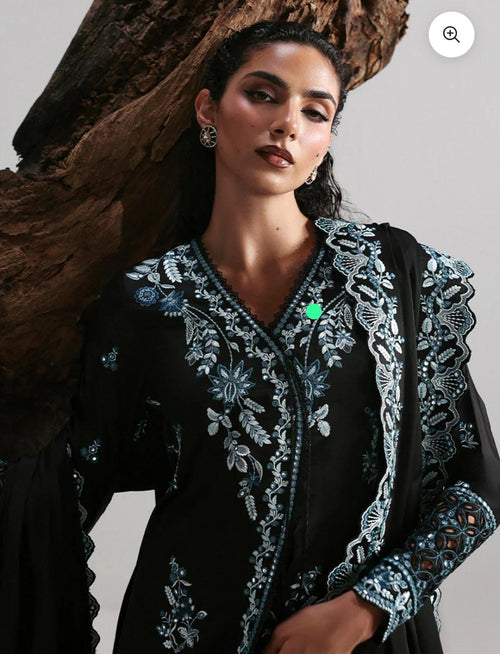 Afrozeh silk luxury emb shawl
