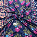 Branded winter printed linen shawl