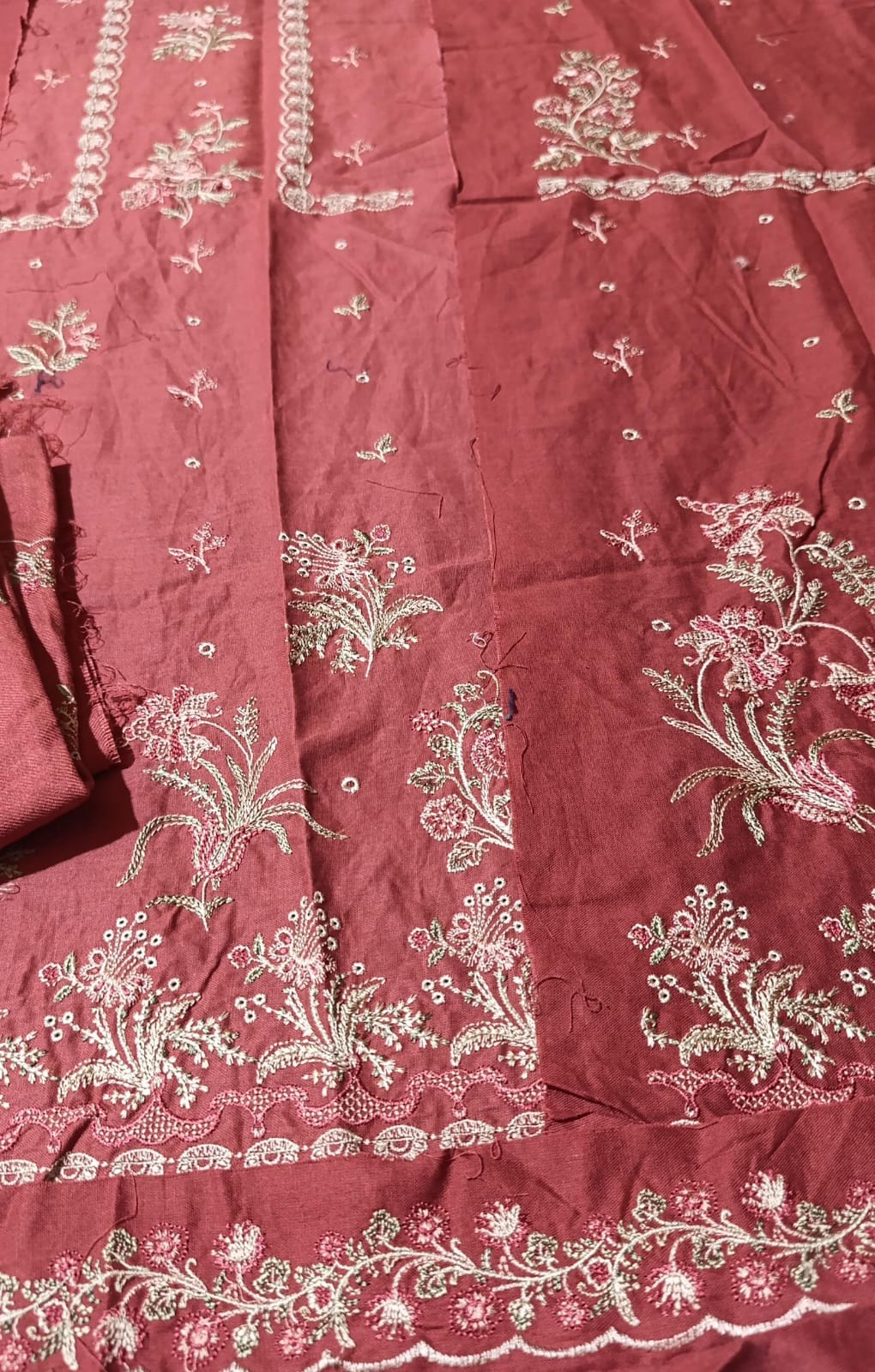 Bareeze winter khaddar emb 2pc