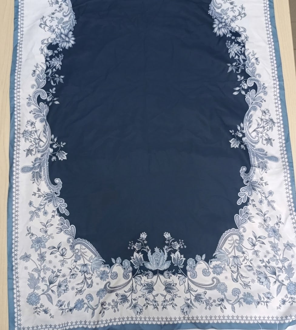 Baroque acrylic printed shawl