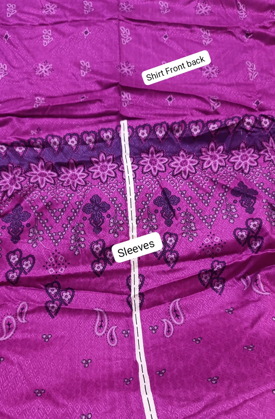 Saya linen self printed shirt