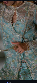 Suffuse raw silk paste printed fancy 2pc
