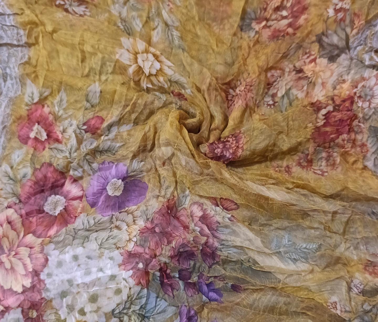 Maria B pure chiffon dupatta