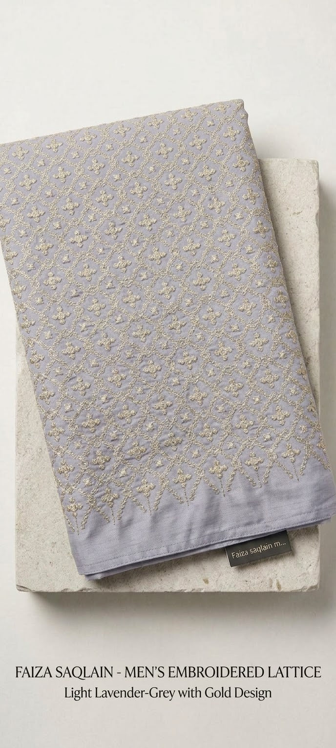 Faiza saqlain men emb resham karandi waistcoat