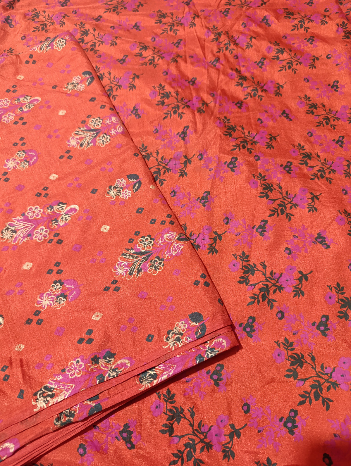 Limelight silk gold printed 2pc unstitched