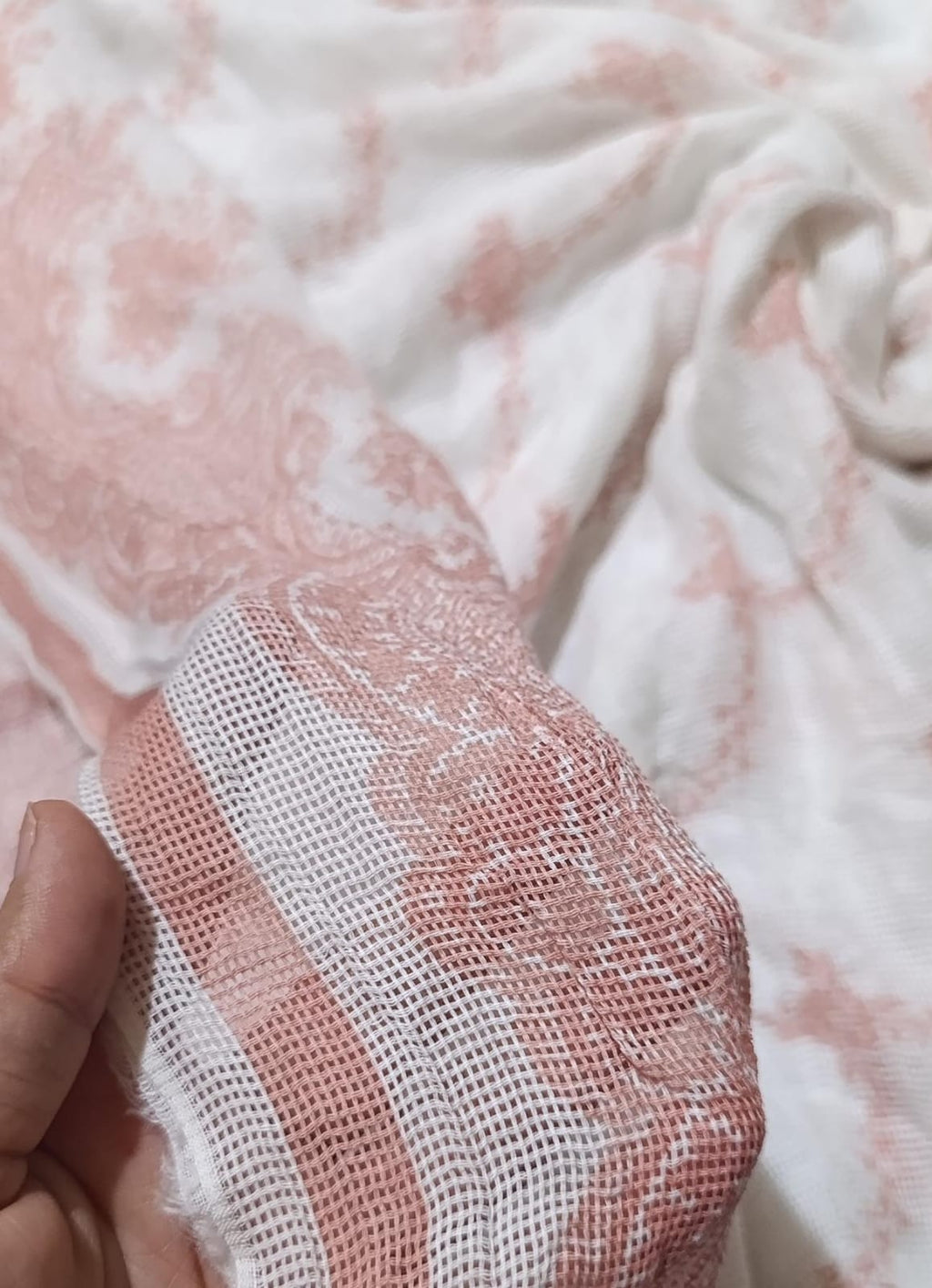 Nishat printed khaddi net dupatta