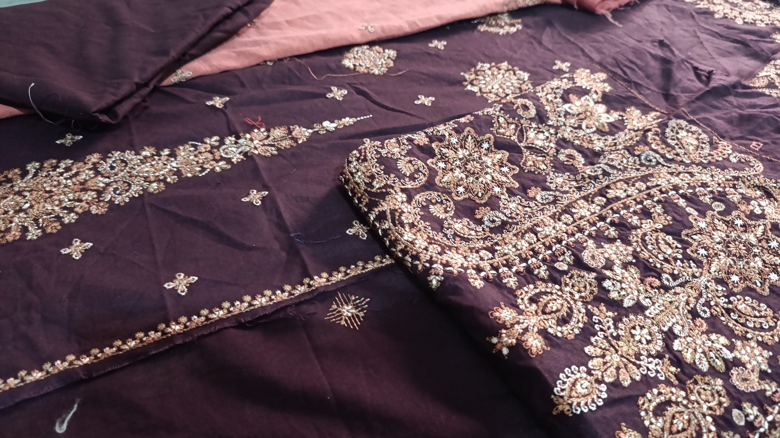 HussainRehar winter khaddar emb 3pc