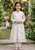 Kids cross stitch khaadi net frock 9/10 yr