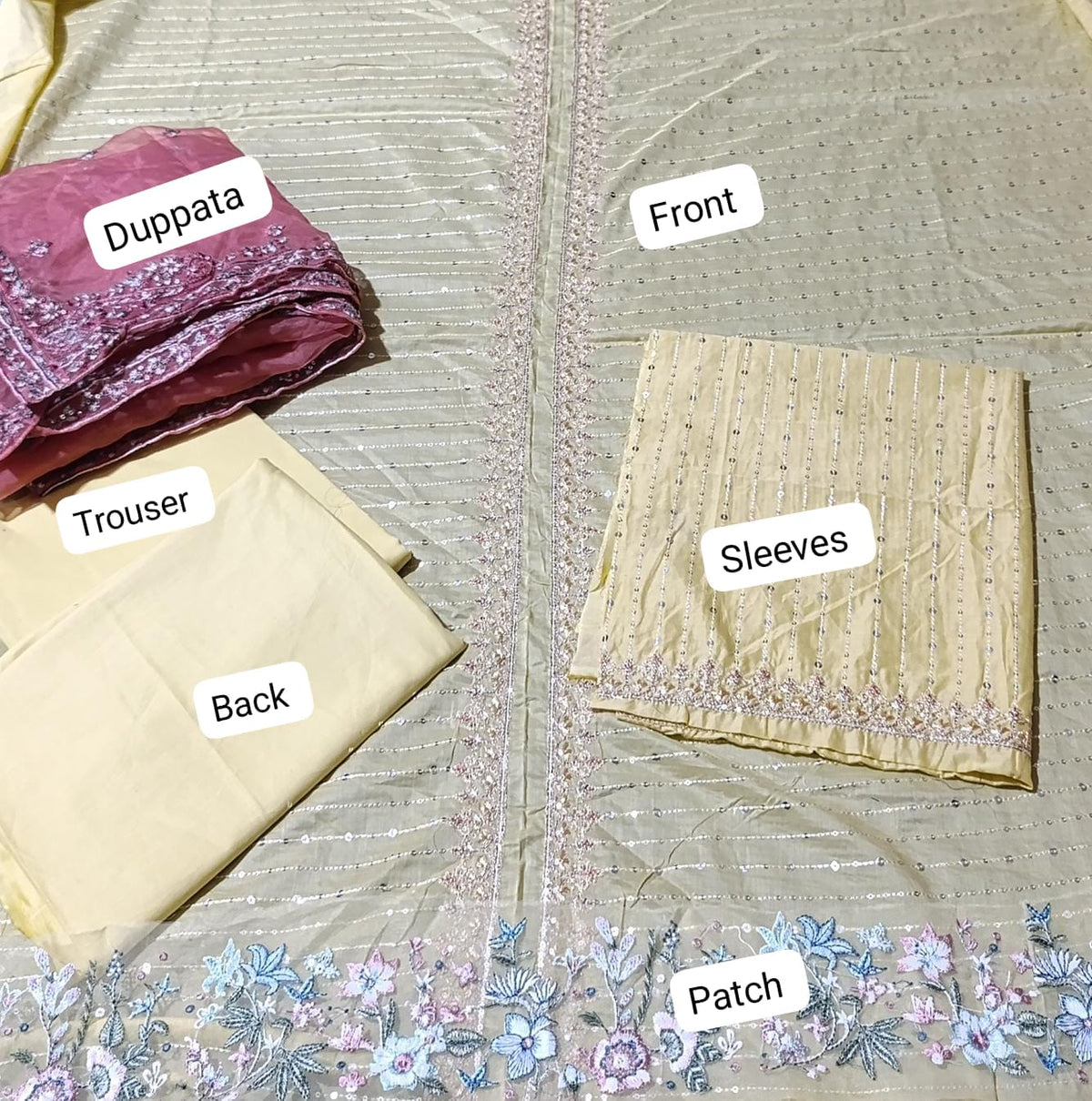 Batik emb lawn 3pc