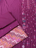 HussainRehar leftover karandi embroidered 3pc