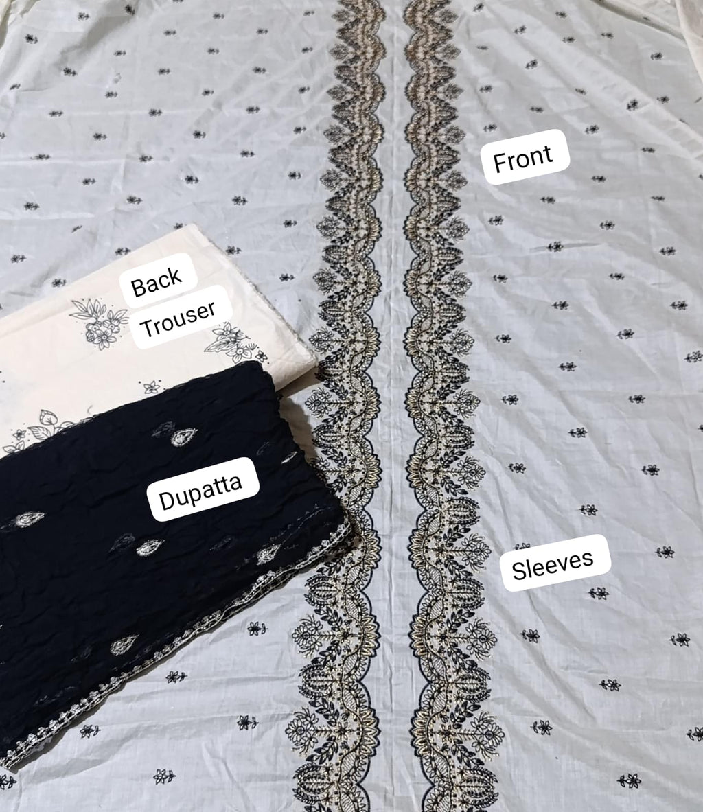 Batik emb lawn 3pc