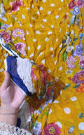 Maria B chiffon printed dupatta