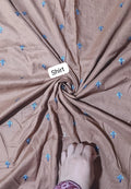 Branded lawn emb self print shirt
