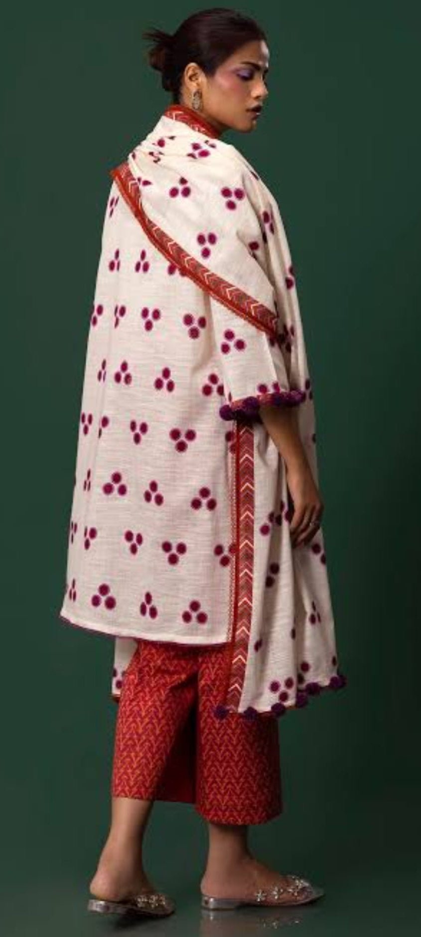 Sana safinaz winter khaddar printed 2pc