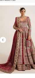 Hussain rehar luxury  Emb net dupatta