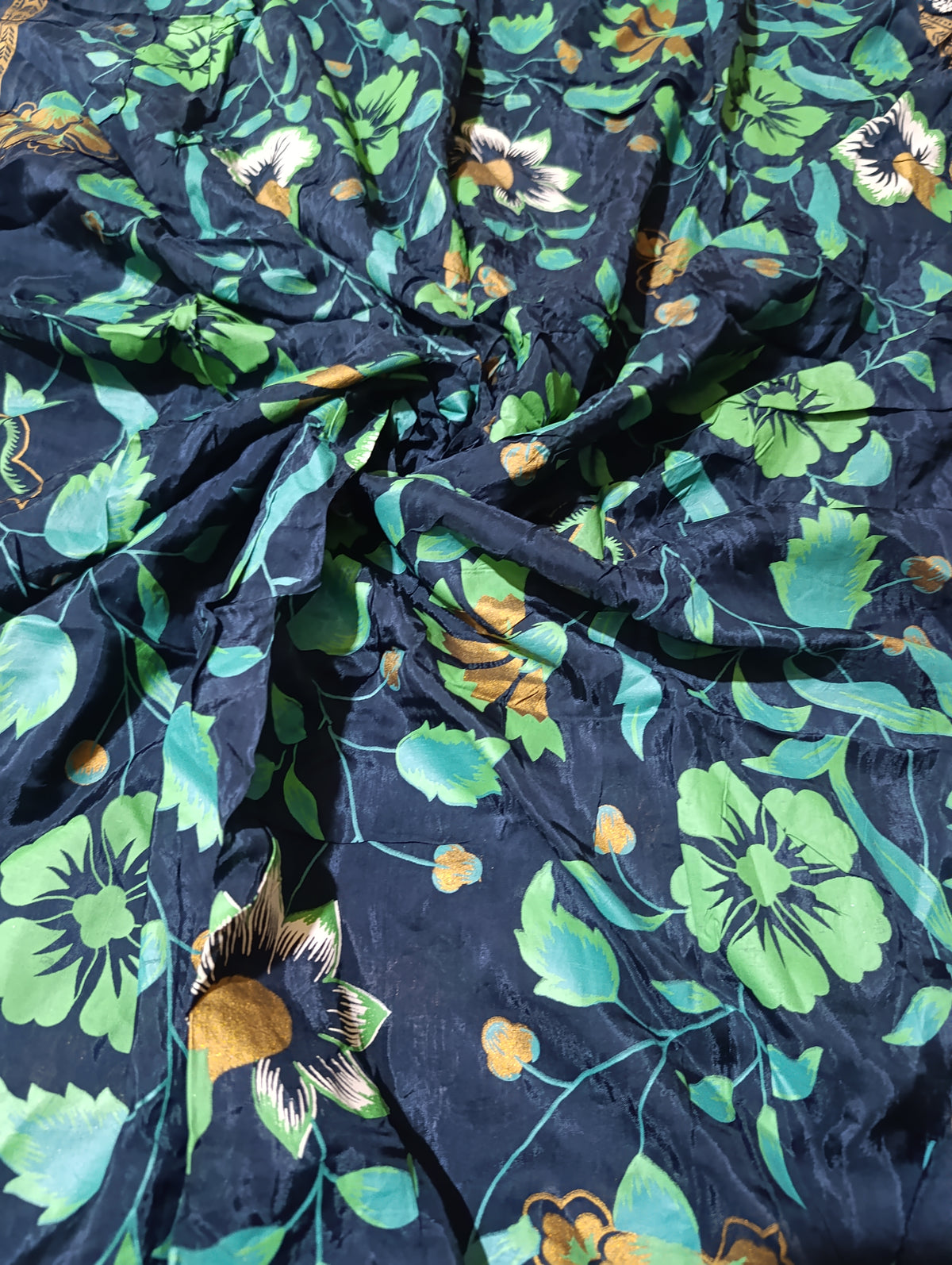 Zarashahjhan block printed silk dupatta