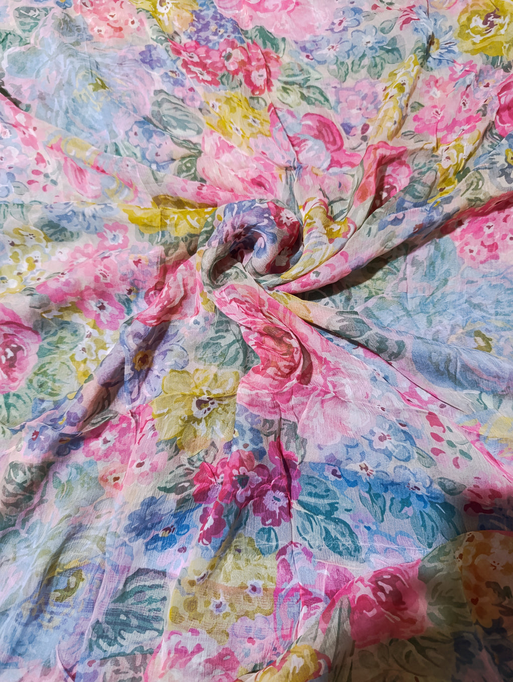 Zarashahjhan printed chiffon dupatta