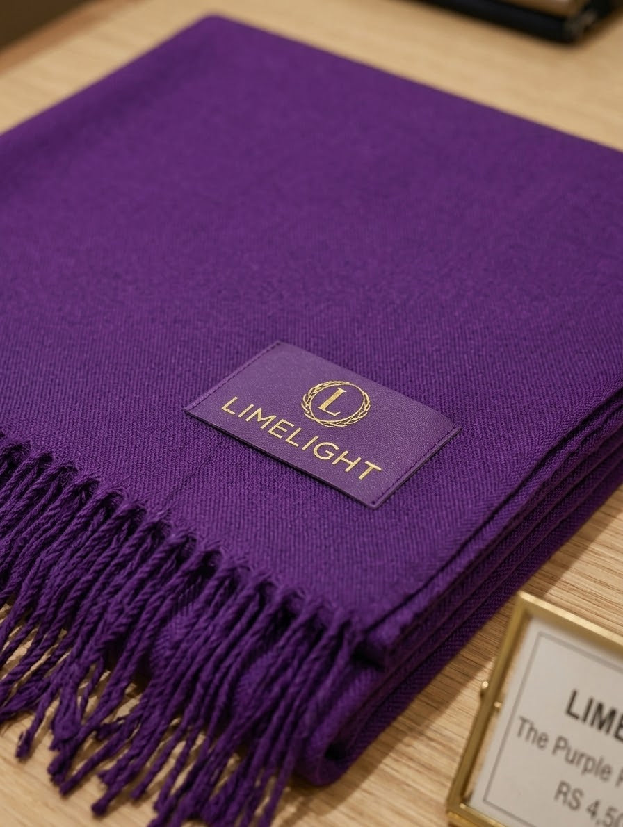 Limelight wool mini shawl