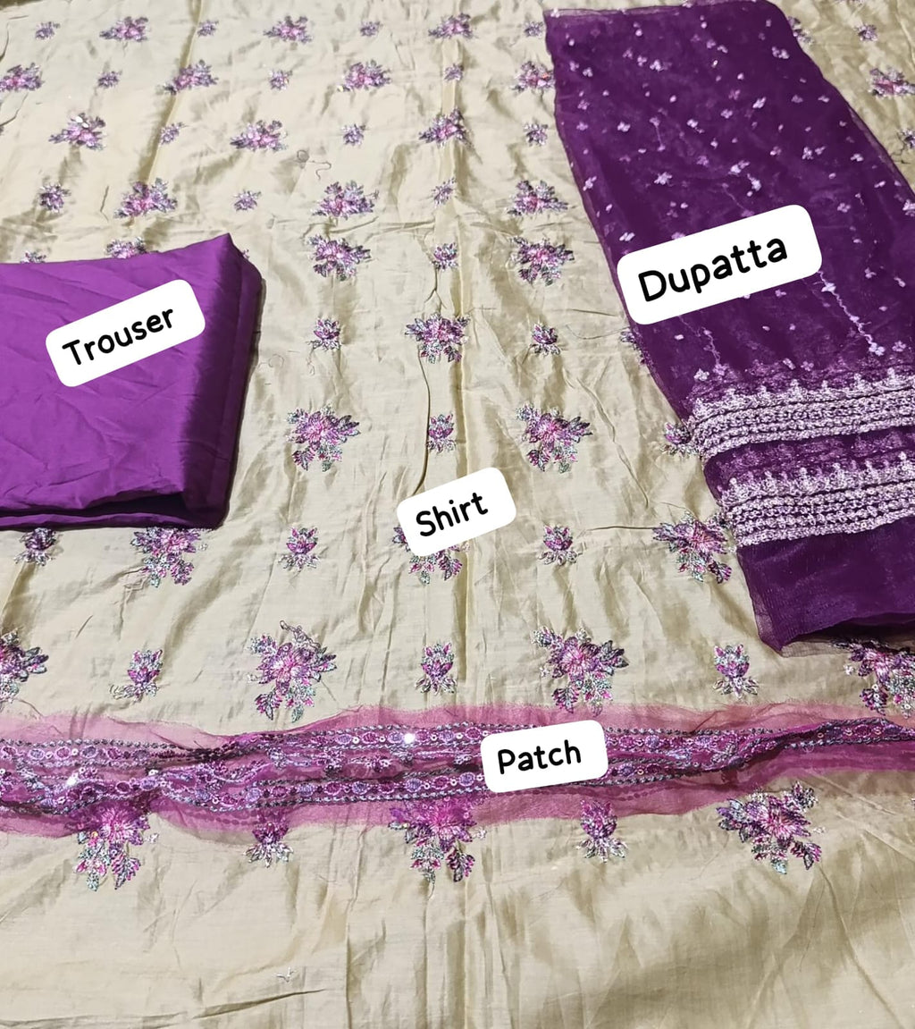 Batik emb lawn 3pc