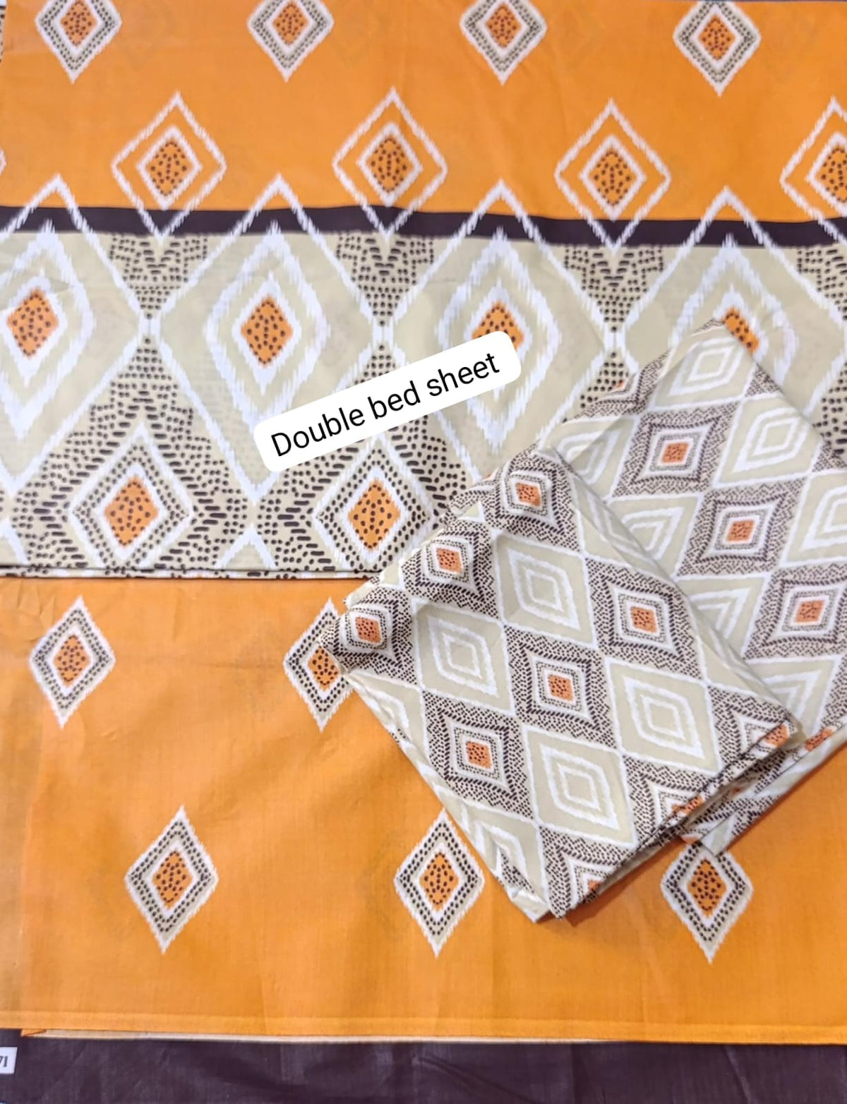 Nishat cotton double bedsheet