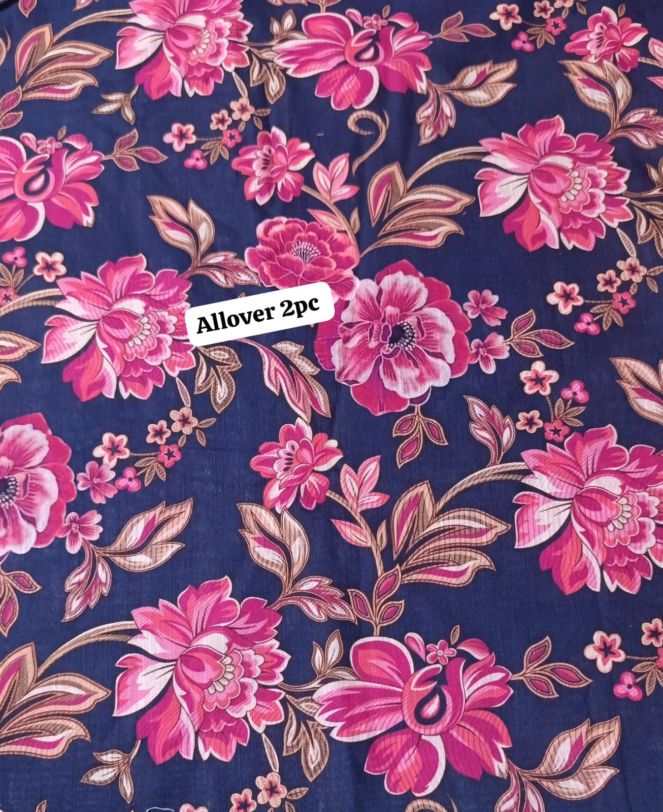 Branded winter allover khaddar printed 2pc