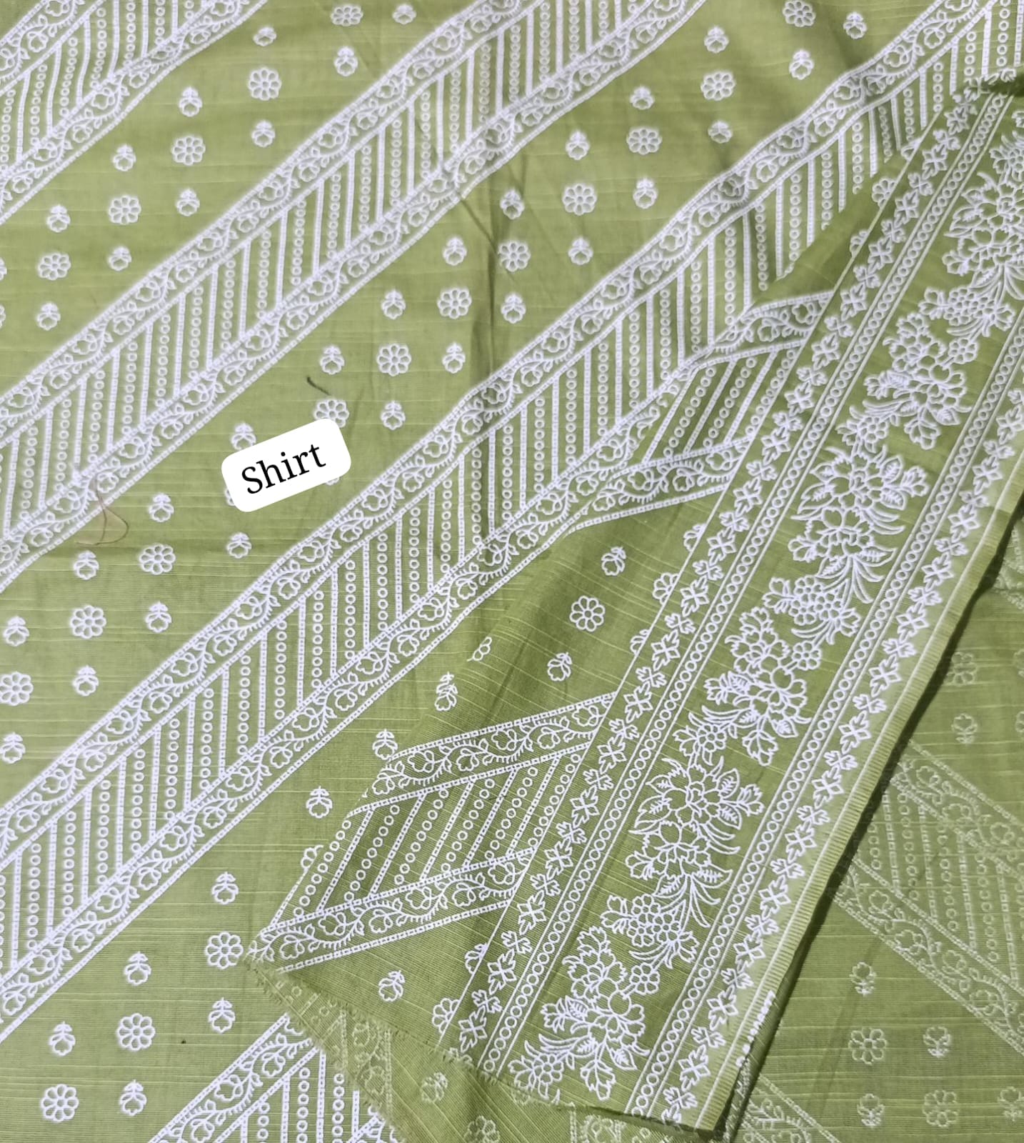 Nishat khaddar printed shirt