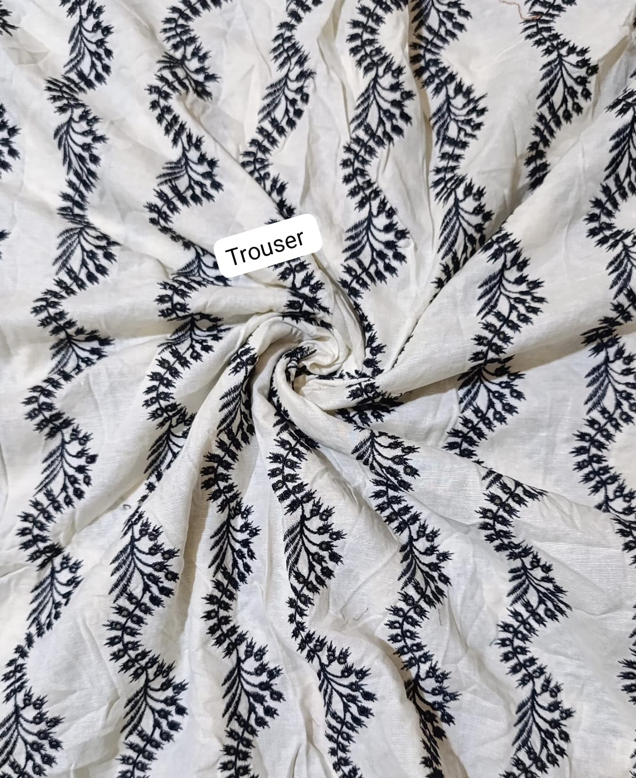 HussainRehar winter khaddar emb trouser