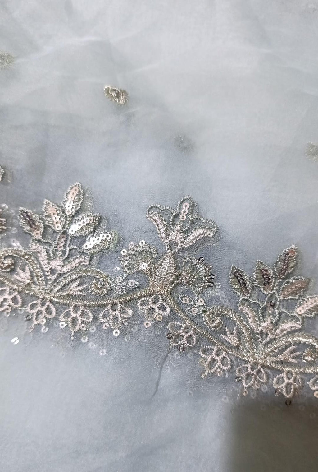 Branded organza printed dupatta befresh