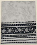 Baroque acrylic printed shawl