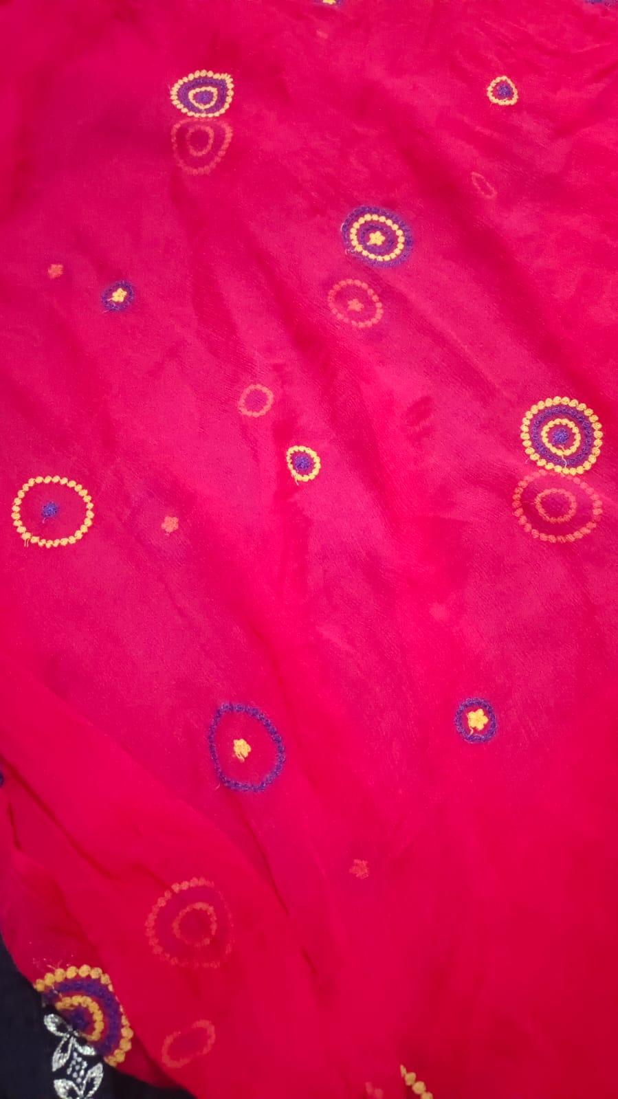Bareeze embroidered chiffon dupatta