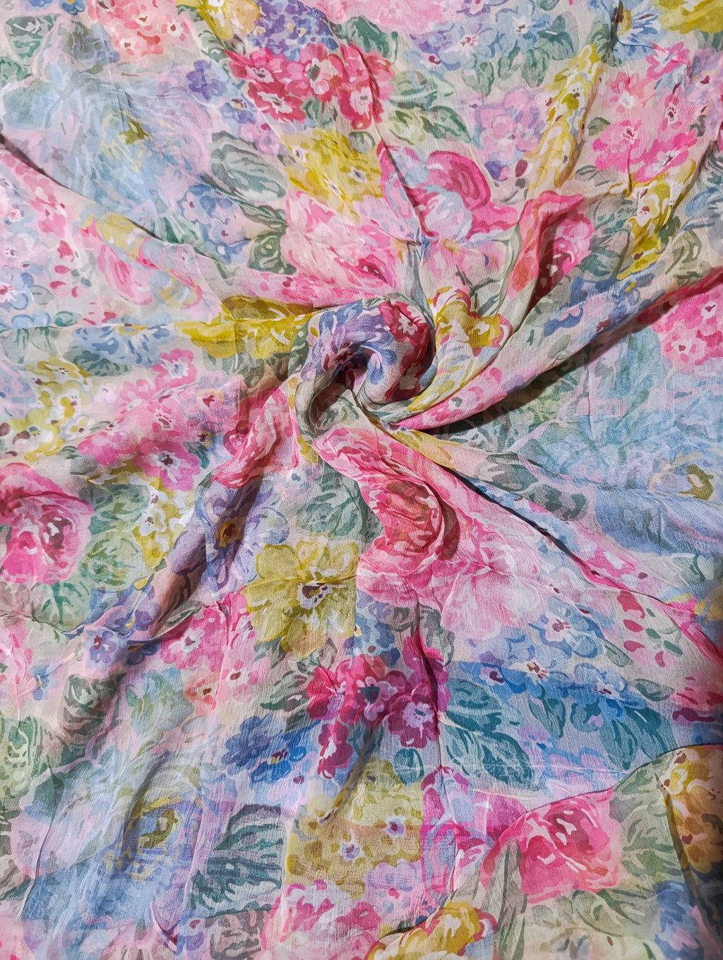 Zarashahjhan printed chiffon dupatta