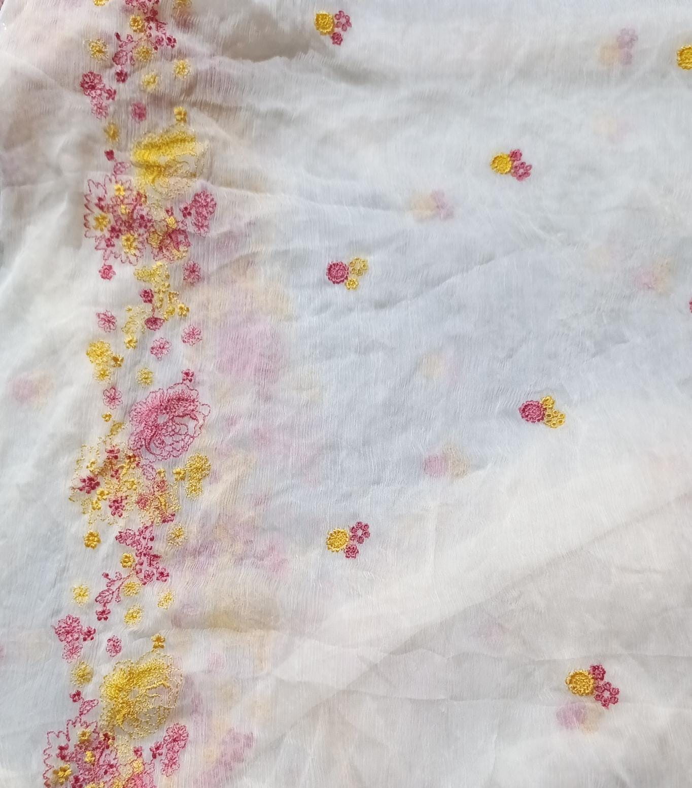 Bareeze Emb chiffon dupatta