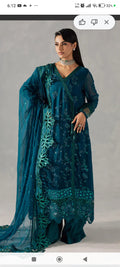 Nureh cheffon shirt formal semi stitched