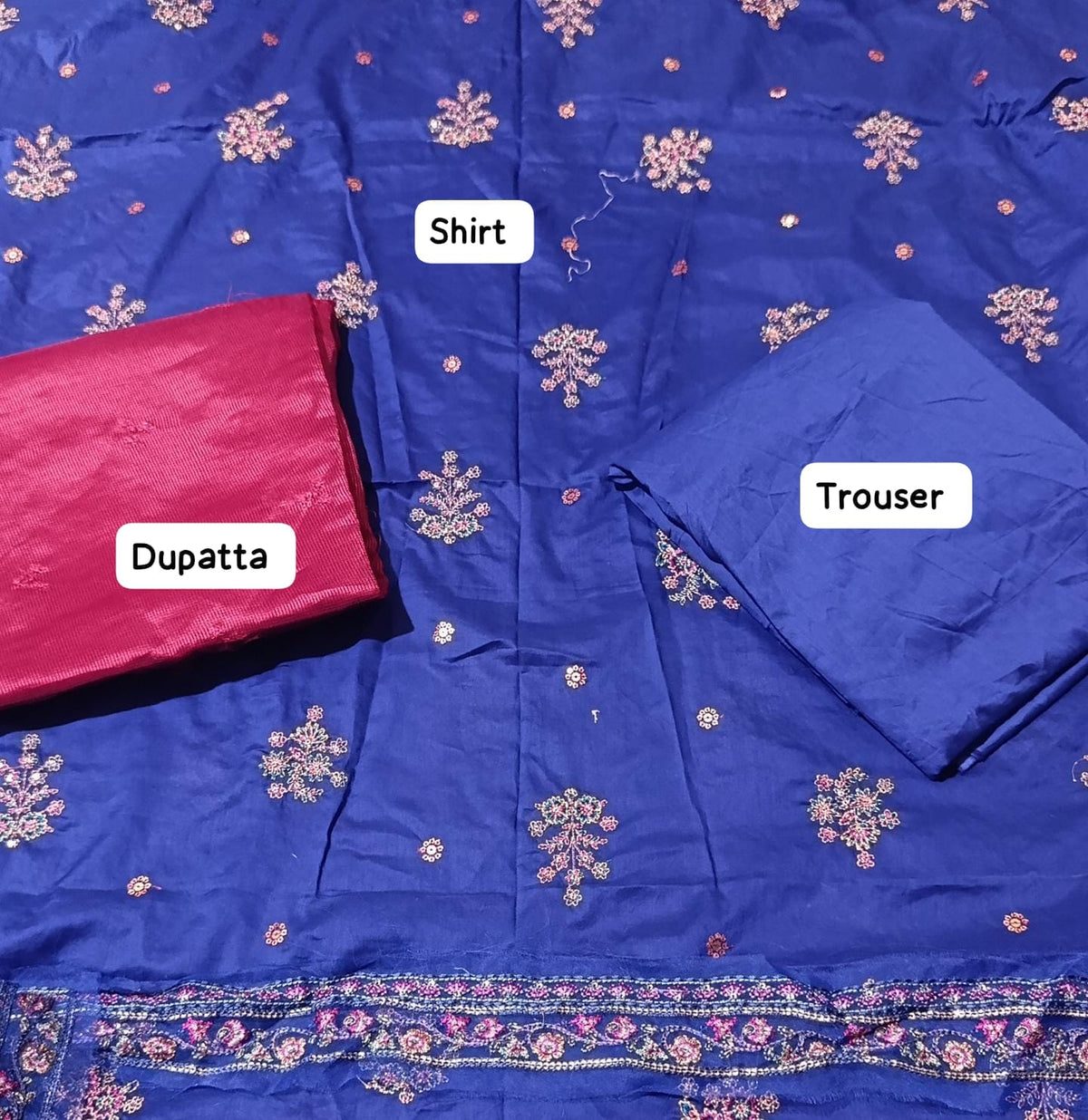 Batik emb lawn 3pc