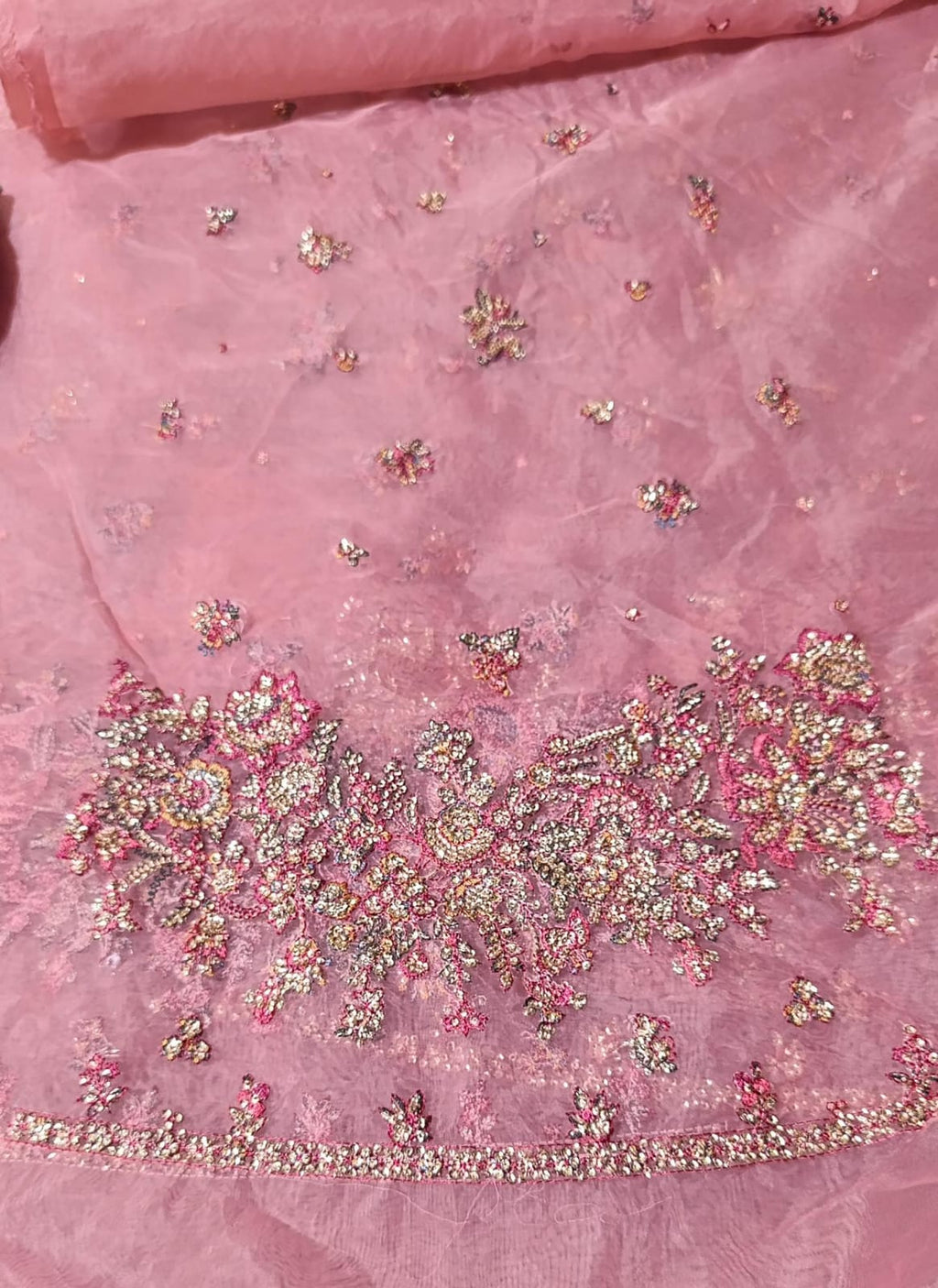 HussainRehar organza emb fancy 2pc