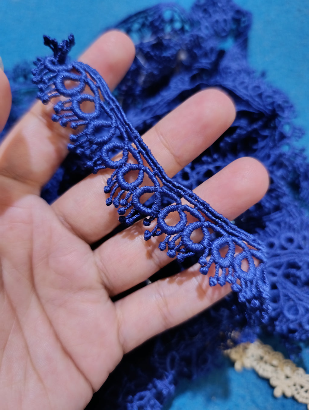Kanwal Malik diyable laces per yard