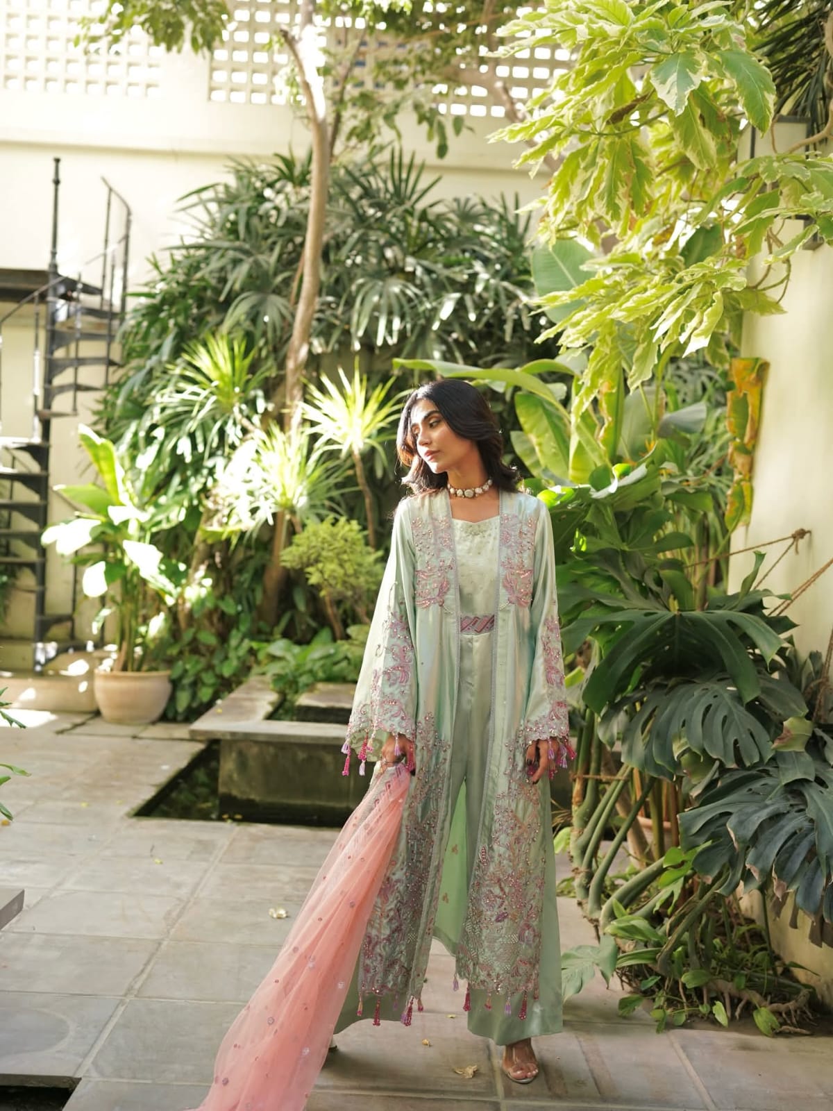 IRA international brand silk formal 2pc